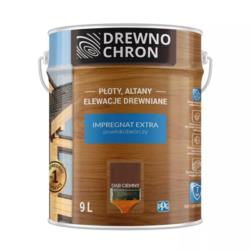 Impregnat Extra Dąb Ciemny 9L Drewnochron