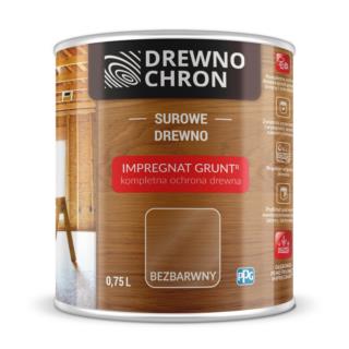 Impregnat Grunt Bezbarwny 0,75L Drewnochron Impregnat Grunt Bezbarwny 0,75L Drewnochron