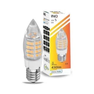 Żarówka LED E14 5W 430lm INQ LS010CW Żarówka LED E14 5W 430lm INQ LS010CW