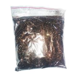 Brokat do Farb Drobny Dekoracyjny Brązowy 0,4mm 50G Lakma