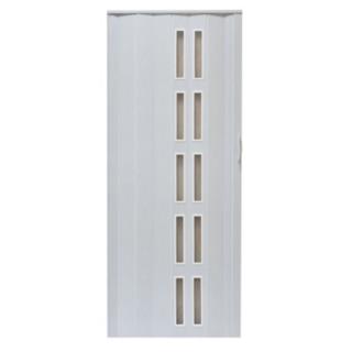 DRZWI HARMONIJKOWE NATURA 005-S-80-49 BIAŁY DĄB MAT GMM