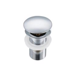 Korek umywalkowy Balneo mosiężny klik-klak model A chrom bez przelewu