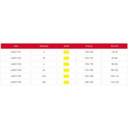 Spodnie ostrzegawcze żółte L Slim Fit Lahti Pro L4051103