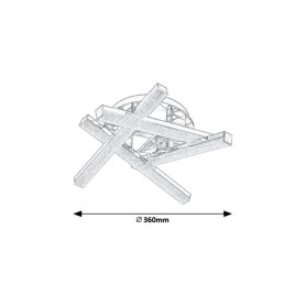 PLAFON CHELSEA LED 16W,IP20 CHROM KRYSZT 5789