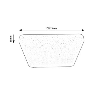 PLAFON LUCAS LED 24W 3074 BIAŁY