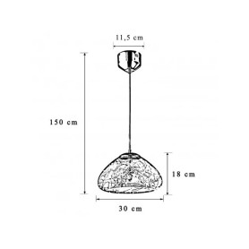 METEOR 1-ZWIS 801-LD160464TR LED AGORA