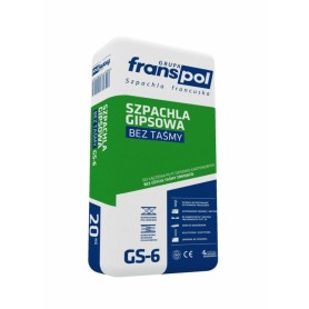 Szpachla gipsowa Franspol bez taśmy GS-6 20kg