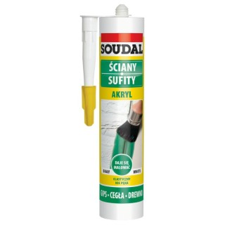 AKRYL BIAŁY 300ml/280ml SOUDAL 103384 /137657