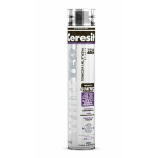 PIANKA MONTAŻ. WHITE TEQ QUATTRO WĘŻYK CERESIT 750ML PIANKA MONTAŻ. WHITE TEQ QUATTRO WĘŻYK CERESIT 750ML