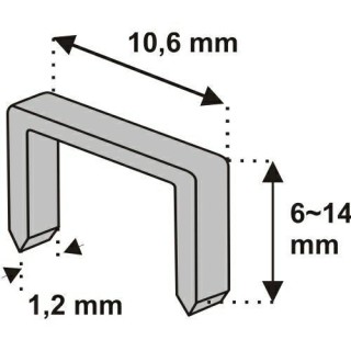 ZSZYWKI 6MM 1000SZT GRU.1,2 D11 DEDRA 11Z206