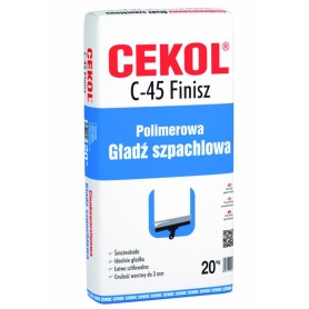 Gładź szpachlowa Cekol C-45 Finish 20kg