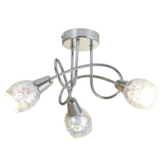 LAMPA PORTO E-14 3x40W CHROM EFEKT 3D 6009