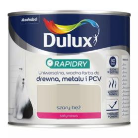 Dulux Rapidry emalia akrylowa szary beż 0,4l