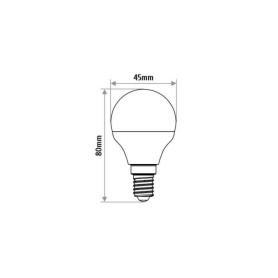 ŻARÓWKA P45 E14 LED 9 KULKA 620Im 6000K LP044CW