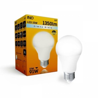 ŻARÓWKA LED15 E27 BLUB A65 1350lm 6000K INQ LA054CW