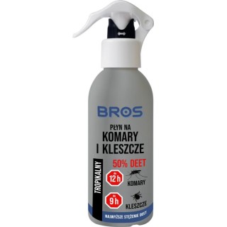 PŁYN NA KOMARY I KLESZCZE 130ml  BROS