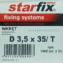 WKRĘTY FOSFATOWANE 3,5x35 DREWNO  D3535T STARFIX op.1000szt