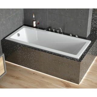 WANNA PROSTOKĄTNA MODERN SLIM 160X70 WAM-160-SL