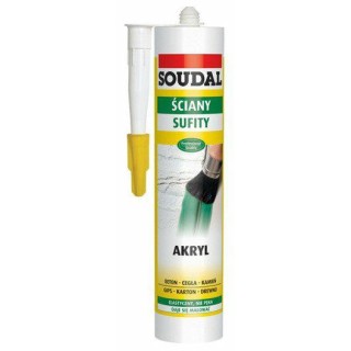 AKRYL SZARY 300ml/280ml 137675 SOUDAL