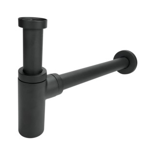 SYFON OZDOBNY DO UMYWALKI BUTELKOWY BEZ SPUSTU METALOWY -CZARNY MAT 2312 SYFON OZDOBNY DO UMYWALKI BUTELKOWY BEZ SPUSTU METALOWY -CZARNY MAT 2312