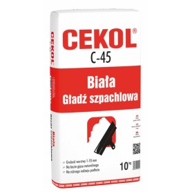 Gładź szpachlowa Cekol C-45 10kg