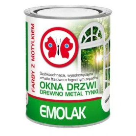 EKO-EMOLAK  BIAŁY MAT 0.8L