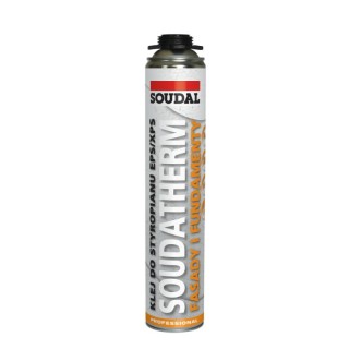 KLEJ PISTOLETOWY DO STYROP. POLIURET.  750ML SOUDAL 119243