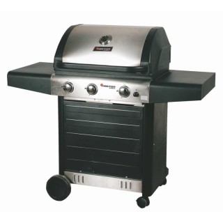 GRILL GAZOWY 3 PALNIKOWY ZE STALI NIERDZ MG663