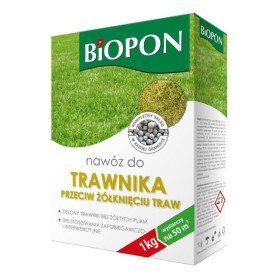 Nawóz do trawnika przeciw żółknięciu 1kg Biopon