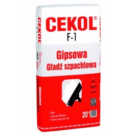 Gładź gipsowa Cekol F-1 20kg