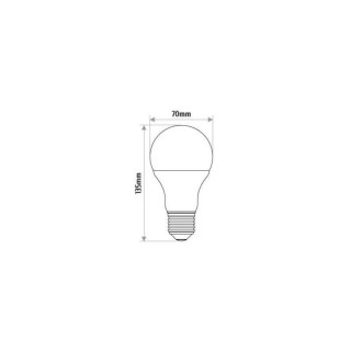 ŻARÓWKA LED 18 A65/A70 E27 CIEPŁY BIAŁY LA060WW 1500lm 3000K