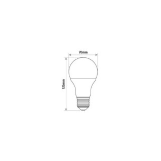 ŻARÓWKA LED 18 A65/A70 E27 CIEPŁY BIAŁY LA060WW 1500lm 3000K