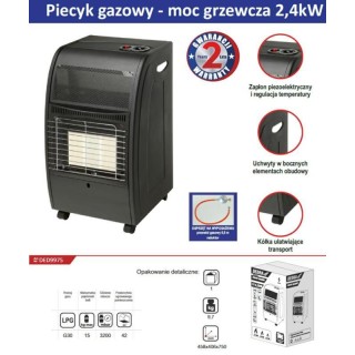 PIECYK GAZOWY 4,2KW DED9975