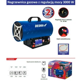 NAGRZEWNICA GAZOWA 18-30KW DED9944