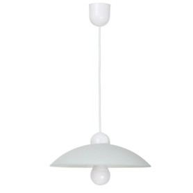 LAMPA WISZĄCA CUPOLA RANGE D30 BIAŁA E27/1x60W  4615