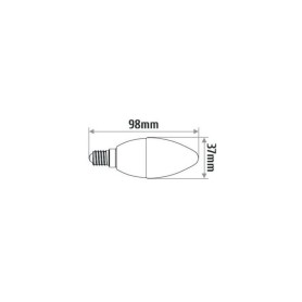 ŻARÓWKA LED9 ŚWIECZKA B35 E14  3000K INQ 620lm LB043WW/LB044WW