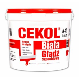 Gładź szpachlowa Cekol A-45 Finisz 8kg