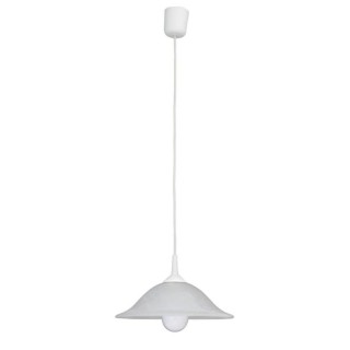 LAMPA WISZĄCA ALABASTRO D30 E27/6W BIAŁA 3905