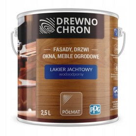 DREWNOCHRON LAKIER JACHTOWY PÓŁMAT 2,5L