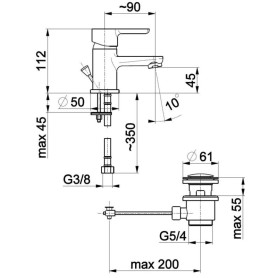 BATERIA UMYWALKOWA 1-OTW. GRANAT A-GR 5522-815-00  /14/