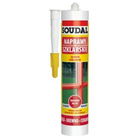 Silikon szklarski Soudal 280ml bezbarwny