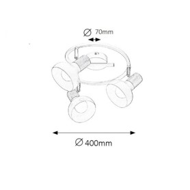 SPOT HOLLY 3x40W E14 5946 BIAŁY/BUK