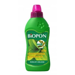 NAWÓZ DO ROŚLIN ZIELONYCH 0,5L BIOPON