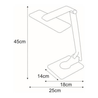 LAMPKA BIURKOWA K-BL1203 CZERWONY MIRO KAJA