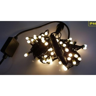 LAMPKI CHOINKOWE 100LED Z GNIAZDEM WZ01-2 ZIMNY BIAŁY 6,7M