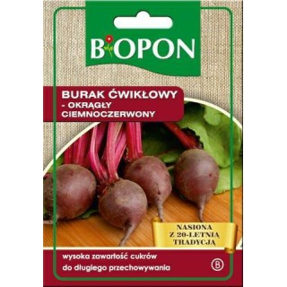 BURAK ĆWIKŁOWY OKRĄGŁY CIEMNOCZERWONY 15G BIOPON