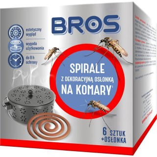 SPIRALA NA KOMARY Z DEKORACYJNĄ OSŁONKĄ a-6 BROS