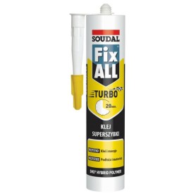 KLEJ FIX-ALL TURBO BIAŁY 290ml SOUDAL 122440