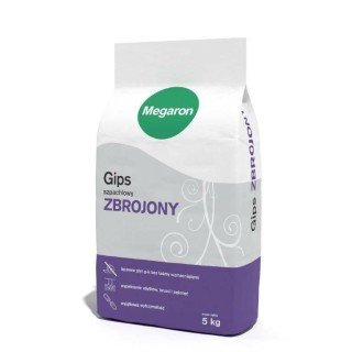 GIPS SZPACHLOWY ZBROJONY GS-10  5kg MEGARON