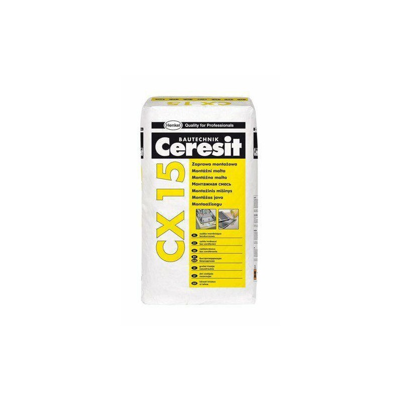 CEMENT MONTAŻOWY CX15 25kg CERESIT